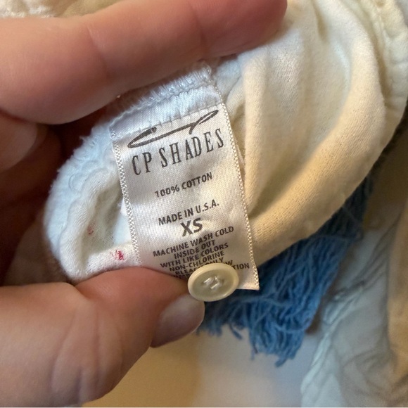 CP Shades Gauzy Button Down Top XS - Picture 4 of 4